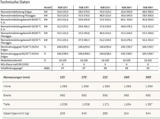 Gas-Brennwertkessel SGB i