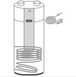 Trinkwasserwärmepumpe WWP T 300 WA Trinkwasserwärmepumpe WWP T 300 WA