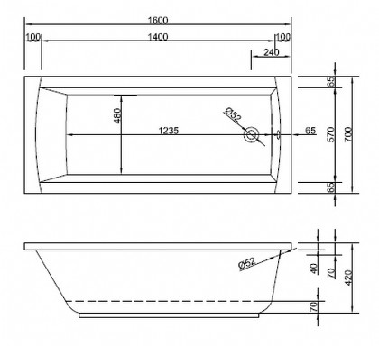  Modell Aquaria 160/70