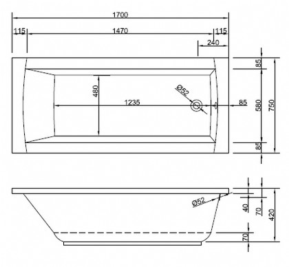 Modell Aquaria 170/75