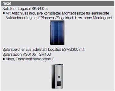 Buderus-Logaplus Solarpaket S109