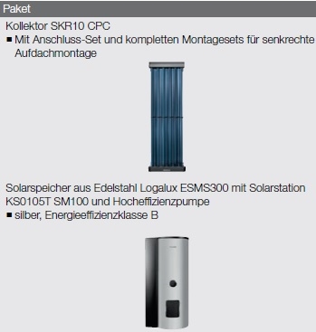 Buderus-Logaplus Solarpaket S111