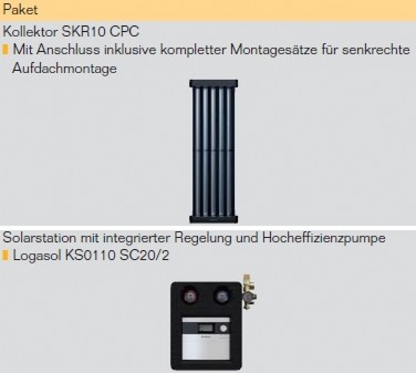 Buderus-Logaplus Solarpaket S19