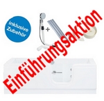Badewanne mit Tr PUERTA links