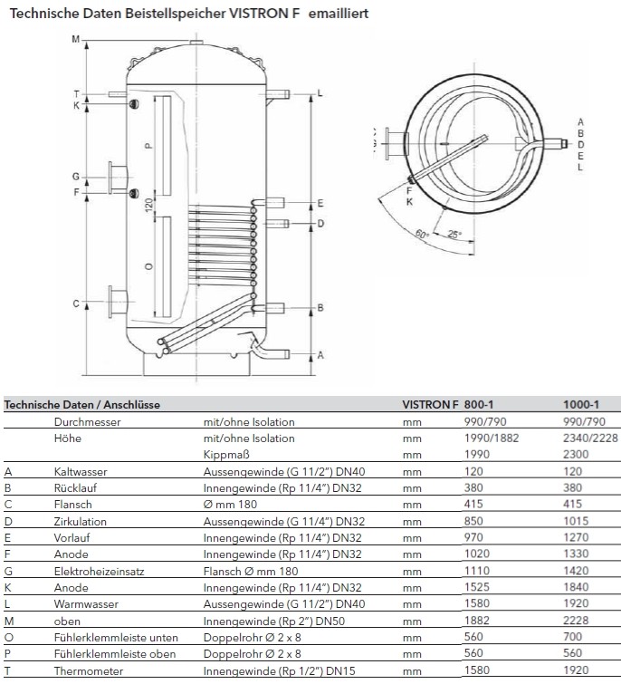 Elco Beistellspeicher VISTRON F-1